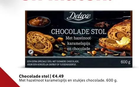 Aanbieding: Chocolade stol
