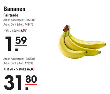 Aanbieding: Bananen Fairtrade