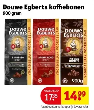 Aanbieding: Douwe Egberts koffiebonen