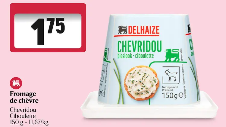 Offre: Fromage de chèvre Chevridou Ciboulette