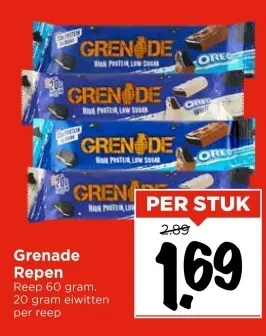 Aanbieding: Grenade Repen