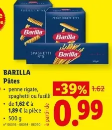 Offre: Pâtes