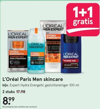 Aanbieding: L'Oréal Paris Men skincare
