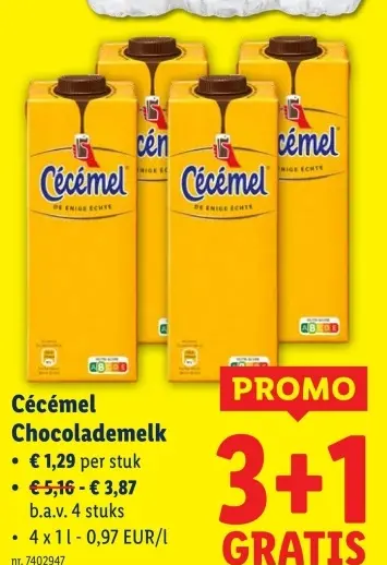 Promotie: Cécémel Chocolademelk