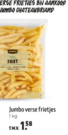 Promotie: Verse frietjes