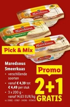 Promotie: Smeerkaas
