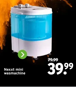 Aanbieding: Nexxt mini wasmachine