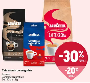 Offre: Café moulu ou en grains