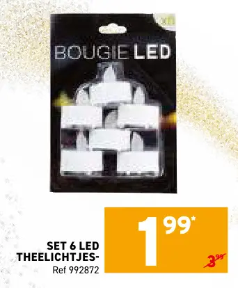 Promotie: Bougie led