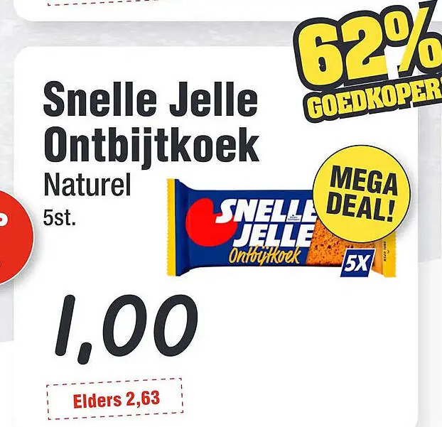 Aanbieding: Snelle Jelle Ontbijtkoek