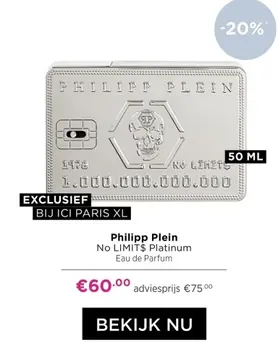 Aanbieding: No LIMIT$ Platinum