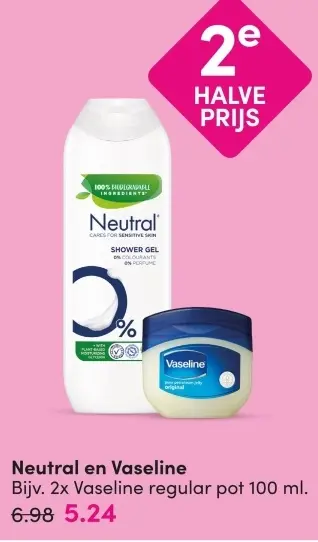 Aanbieding: Neutral en Vaseline