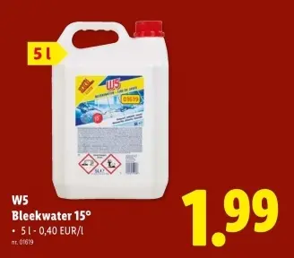 Promotie: Bleekwater 15°