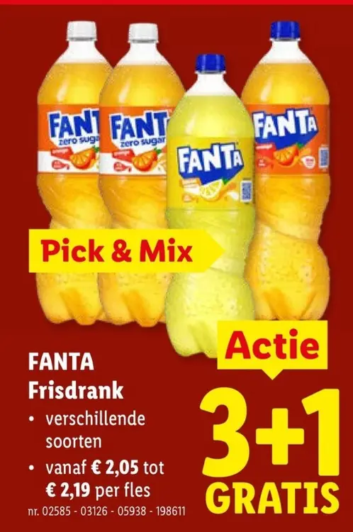 Promotie: Frisdrank