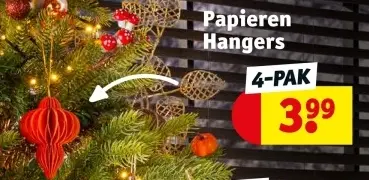 Aanbieding: Papieren Hangers