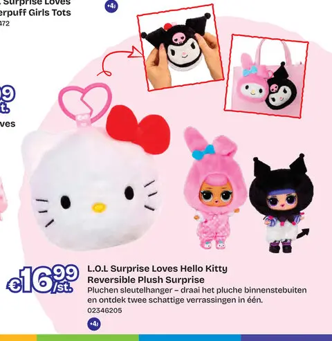Promotie: L.O.L Surprise Loves Hello Kitty Reversible P