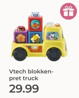 Aanbieding: blokken-pret truck