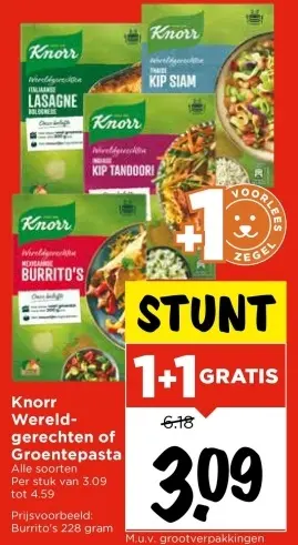 Aanbieding: Wereldgerechten of Groentepasta