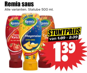 Aanbieding: Remia saus