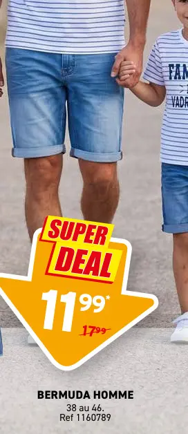 Offre: Bermuda homme