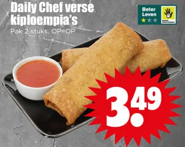 Aanbieding: Verse kiploempia's