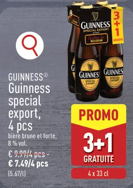 Offre: Guinness special export