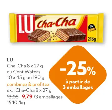 Offre: Cha-Cha