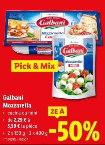 Offre: Mozzarella