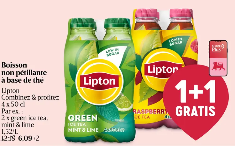Offre: Boisson non pétillante à base de thé