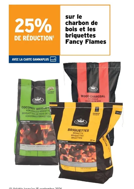 Offre: Charbon de bois et les briquettes