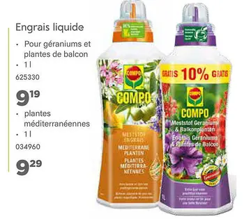 Offre: Engrais liquide