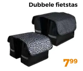 Aanbieding: Dubbele fietstas