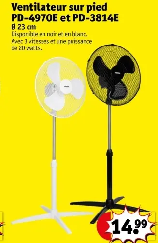 Offre: Ventilateur sur pied
