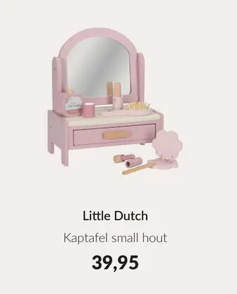 Aanbieding: Kaptafel small hout