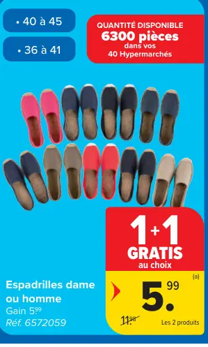 Offre: Espadrilles