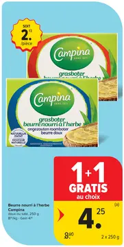 Offre: Beurre nourri à l'herbe