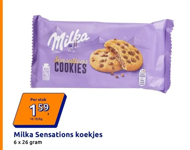 Aanbieding: Milka Sensations koekjes