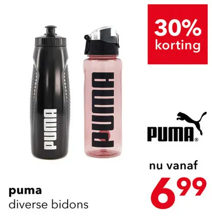 Aanbieding: Puma TR Sportstyle bidon roze 1 liter