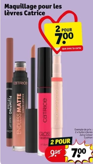 Offre: Maquillage pour les lèvres