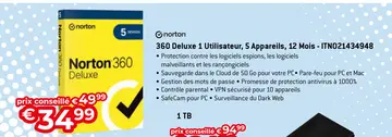 Offre: 360 Deluxe 1 Utilisateur, 5 Appareils, 12 Moi