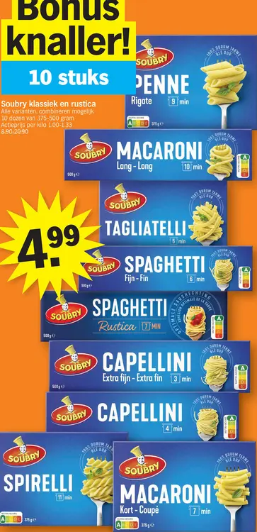 Promotie: Soubry klassiek en rustica