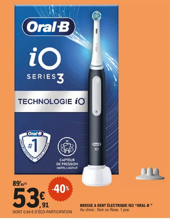 Offre: Brosse a dent électrique io3
