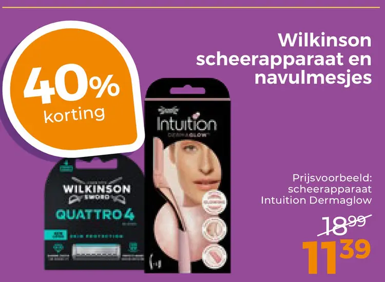 Aanbieding: Scheerapparaat en navulmesjes