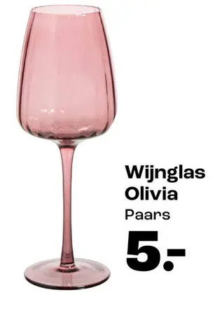 Aanbieding: Wijnglas Olivia