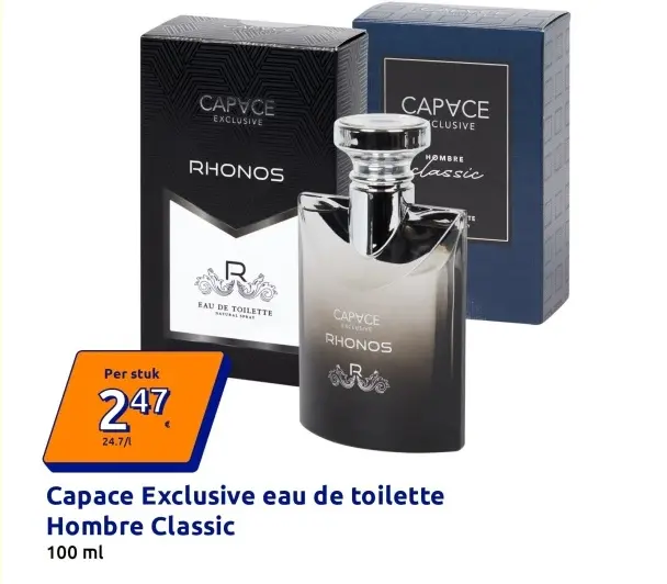 Promotie: Capace Exclusive eau de toilette Hombre Class