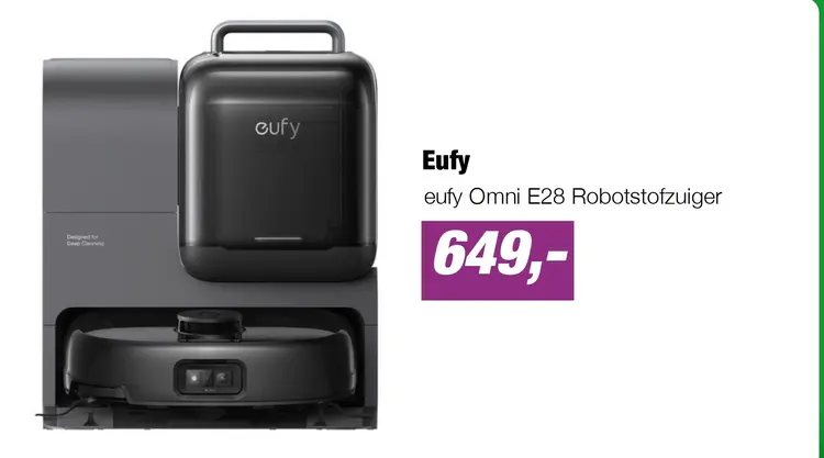 Aanbieding: eufy Omni E28 Robotstofzuiger