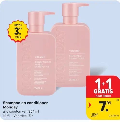 Aanbieding: Shampoo en conditioner