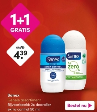 Aanbieding: Sanex deoroller