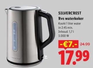 Aanbieding: RVS waterkoker