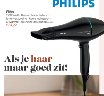 Aanbieding: Philips bhd272/00 advanced drycare pro fohn